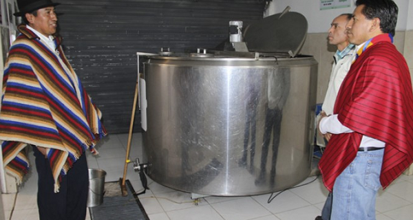 Nuevo centro de acopio de lácteos en Cotopaxi beneficia a 229 pequeños productores.