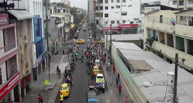 Un sismo sorprendió al simulacro en Guayaquil