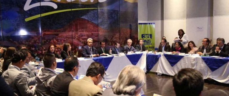 Dirección nacional de Alianza PAIS se reúne en Quito para analizar coyuntura actual