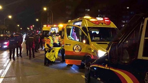 Apuñalado un hombre en una pelea entre ultras del Atlético de Madrid