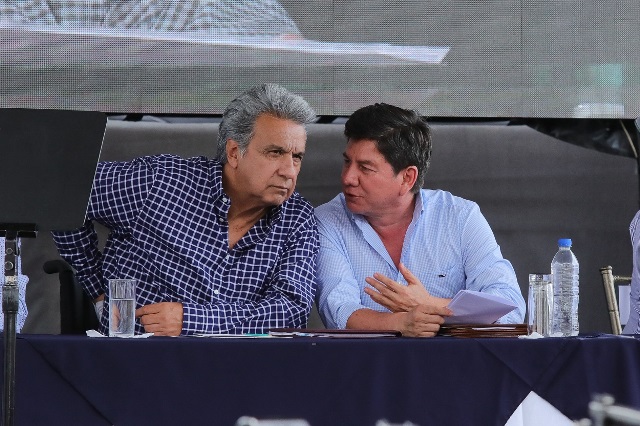 Alcalde de Babahoyo dialogó con Lenín Moreno y pidió tres cosas