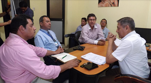 Autoridades de CNEL realizan visita protocolaria al Alcalde de Quevedo