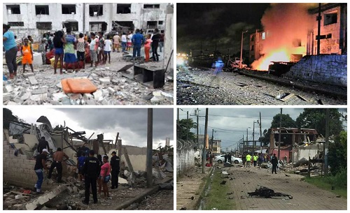 Cien personas han sido albergadas en región costera por atentado en Ecuador