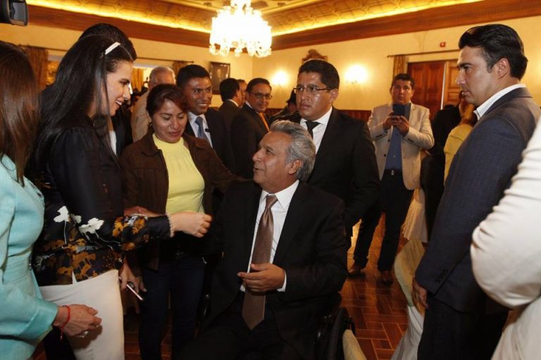Alcaldesa de Baba se reunión con presidente Lenin Moreno