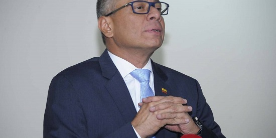 Presidente Lenín Moreno confirma cese de funciones de vicepresidente Jorge Glas