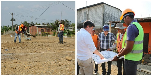 Comunidad contará con cancha de uso múltiple y sistema de agua potable