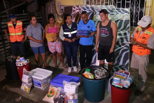 Babahoyo: Familias afectadas por incendio fueron atendidas