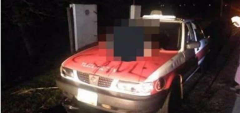 Abandonan cinco cabezas humanas en un taxi en México