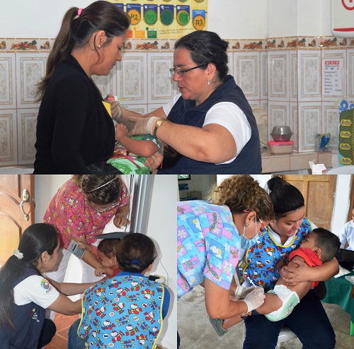 Reciben atención médica infantes de los CIBV