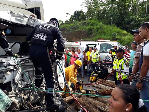 ECU 911 coordinó atención por un accidente de tránsito en Quevedo