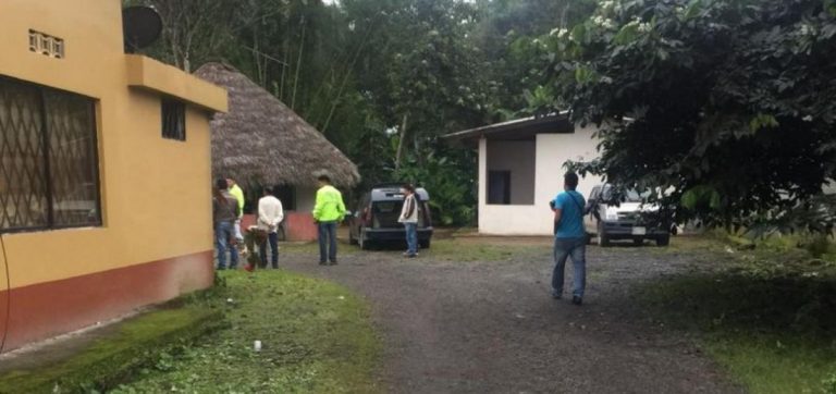 Policía realiza peritaje balístico tras asesinato de exgobernador Tsáchila