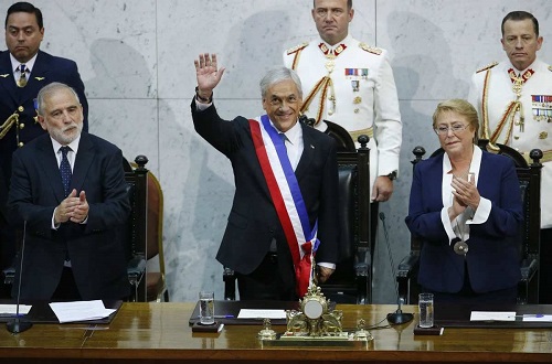 Sebastián Piñera es investido presidente de Chile