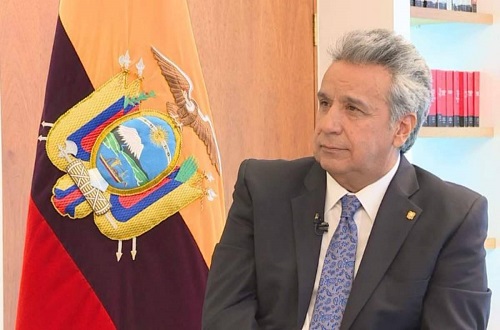 Presidente Moreno dice que uno de sus logros ha sido pacificar al Ecuador