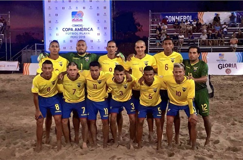 Ecuador termina cuarto en la Copa América de fútbol playa