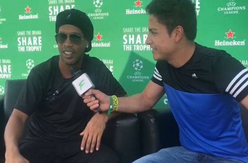Astro mundial Ronaldinho podría hacer uno de sus partidos de despedida en Ecuador