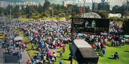 Taxistas se aglomeraron en parque El Arbolito para presentar exigencias