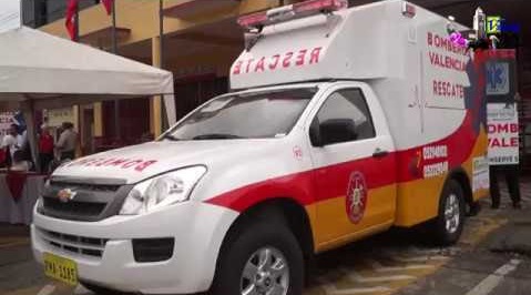 Nueva ambulancia se entregó para el cuerpo de bomberos de Valencia