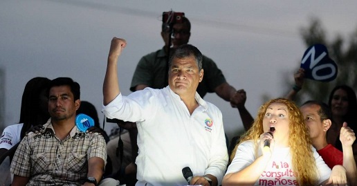 Coidearios de Correa convocan a concentración en rechazo al informe presentado por Contraloría