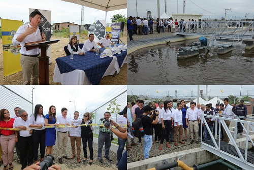 Planta de tratamiento de aguas servidas beneficia a 18 mil habitantes en Babahoyo