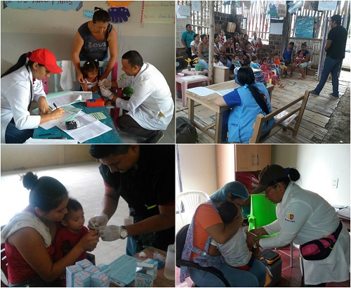 Distrito 12D05 brinda atención integral de salud a los infantes de los CIBV y CNH del MIES