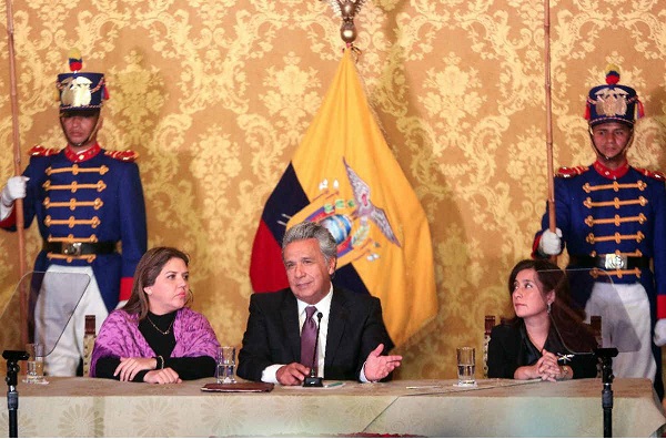 Seis cambios en el gabinete de Gobierno de Ecuador