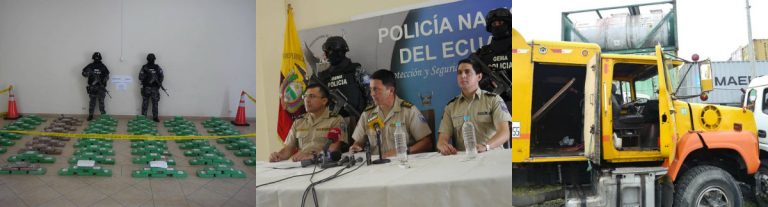 En operación ‘Odisea’ se incautaron 319 kilos de cocaína cerca al Puerto Marítimo de Guayaquil