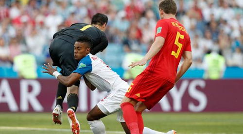 Bélgica derrota 3-0 a Panamá que debuta en un mundial de fútbol