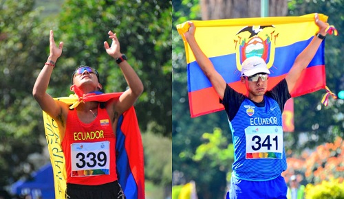 La marcha entrega dos medallas de oro más para Ecuador