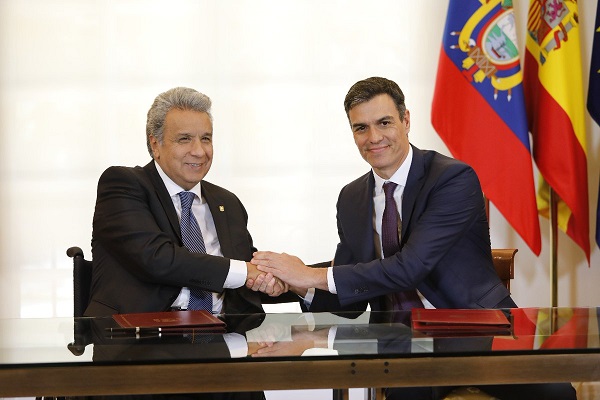 Ecuador y España firmaron convenio de cooperación en seguridad