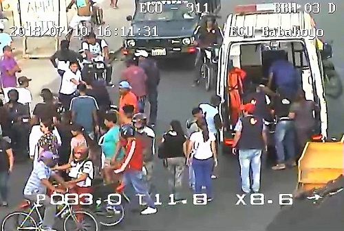 ECU 911 Babahoyo e instituciones articuladas atendieron emergencias en San Miguel y Babahoyo