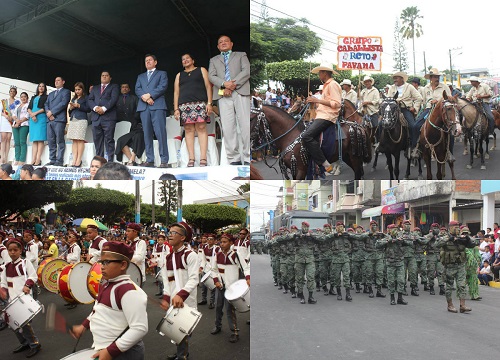 Desfile conmemorativo a los 194 años de cantonización de Baba