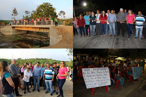 Prefectura entrega obras viales en parroquia rural San Carlos