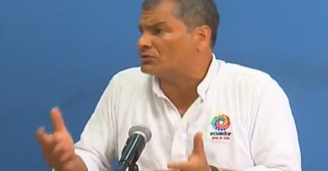 “Estamos entrando en recesión por la ineptitud del Gobierno”, alerta Rafael Correa tras informe de FMI