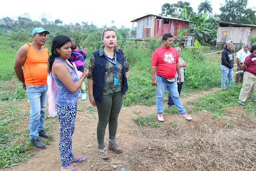 Municipio fija terreno para reubicar a familia de La Loreto