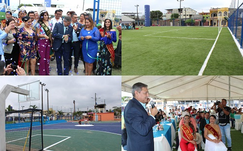 Quevedo: Inauguran parque en aniversario de la parroquia El Guayacán