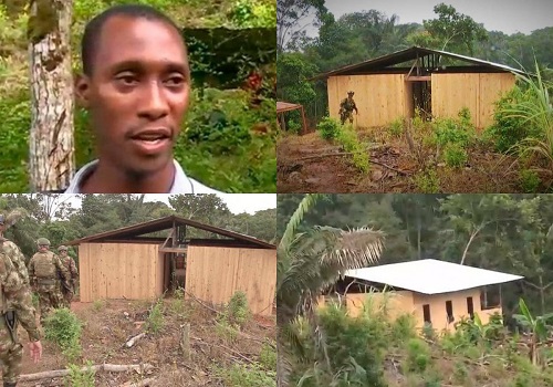 Esta era la casa donde se escondía alias ‘Guacho’