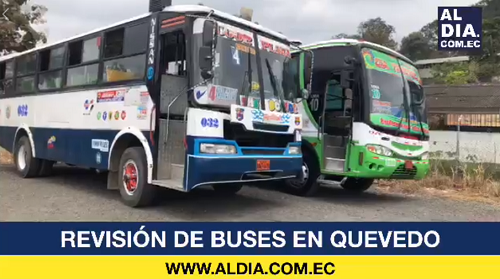 Buses de Quevedo sancionados por no cambiar de color