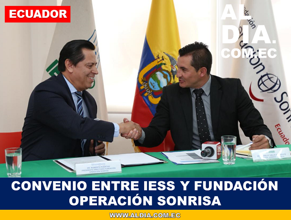 Convenio de Cooperación entre IESS y Fundación Operación Sonrisa