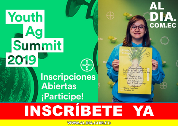 Brasil será sede del Youth Ag Sumit 2019 ¡las inscripciones para jóvenes ecuatorianos están abiertas!
