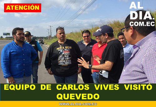 Equipo de Carlos Vives visitó Quevedo y retornó satisfecho