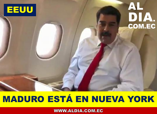 Maduro dice que llegó a Nueva York para defender a Venezuela