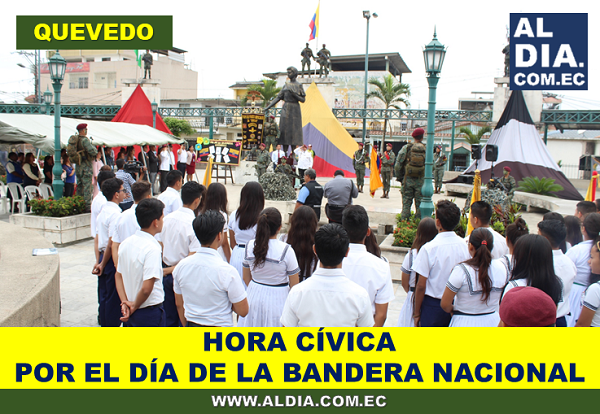 Se cumplió Hora Cívica en conmemoración al Día de la Bandera Nacional