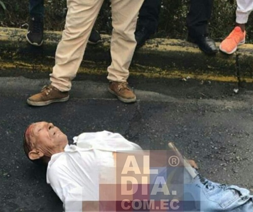 Adulto mayor falleció al ser impactado por un bus en la terminal de Quevedo