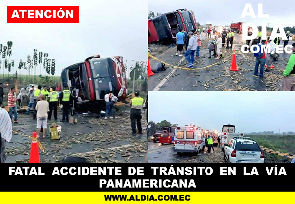 Fatal accidente de tránsito en la vía Panamericana