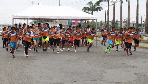 En Quevedo, personas con discapacidad participaron en maratón atlético Internacional
