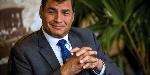 Rafael Correa está considerando postularse para vicepresidente de Ecuador