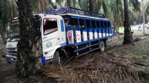 Accidente en la entrada a Cañalito deja personas heridas