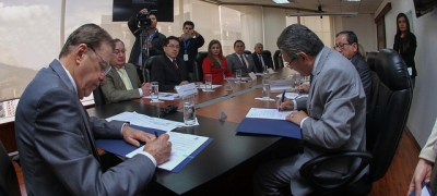 El Consejo de la Judicatura y la Universidad Técnica de Quevedo firmaron convenio de cooperación en temas de formación académica