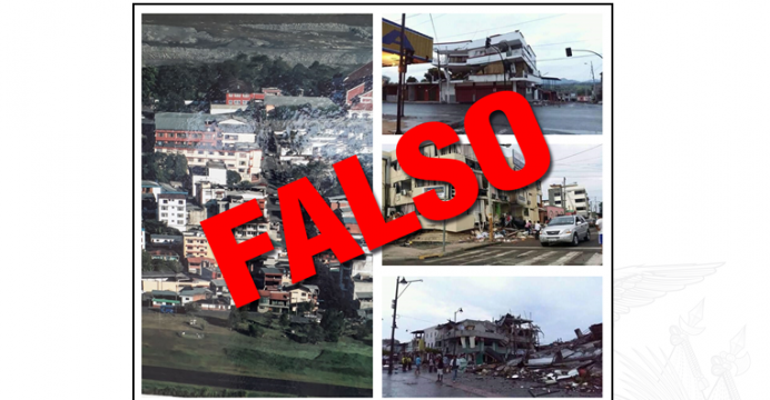 Gestión de riesgos desmintió fotografías que circulan en redes tras sismos