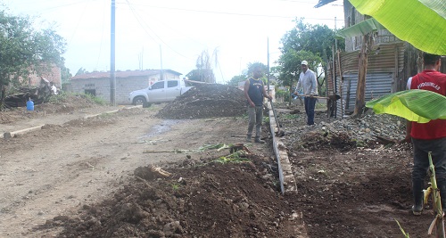 El GAD Municipal de Quevedo sigue ejecutando obras en San Carlos